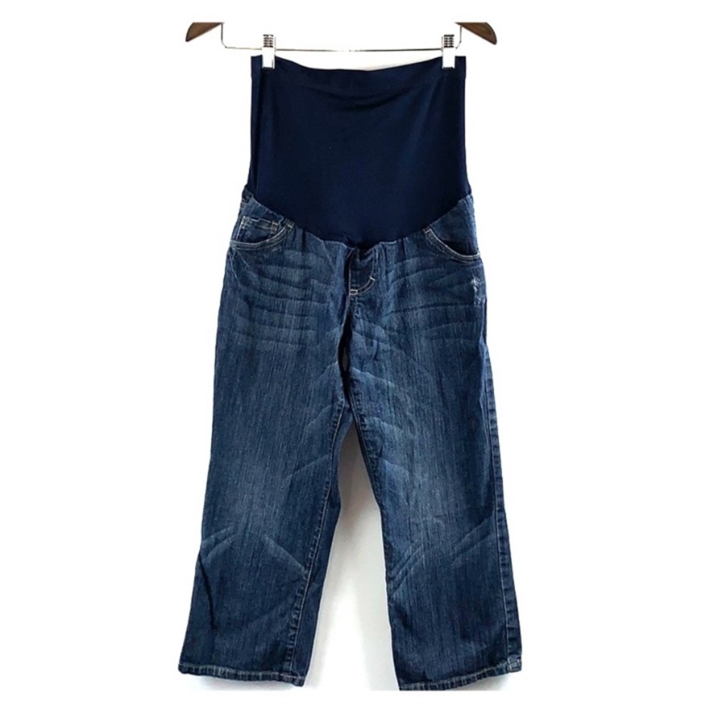 LIZ LANGE | Baby Belly Cropped Maternity Jeans